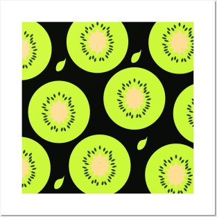 Kiwi pattern Posters and Art